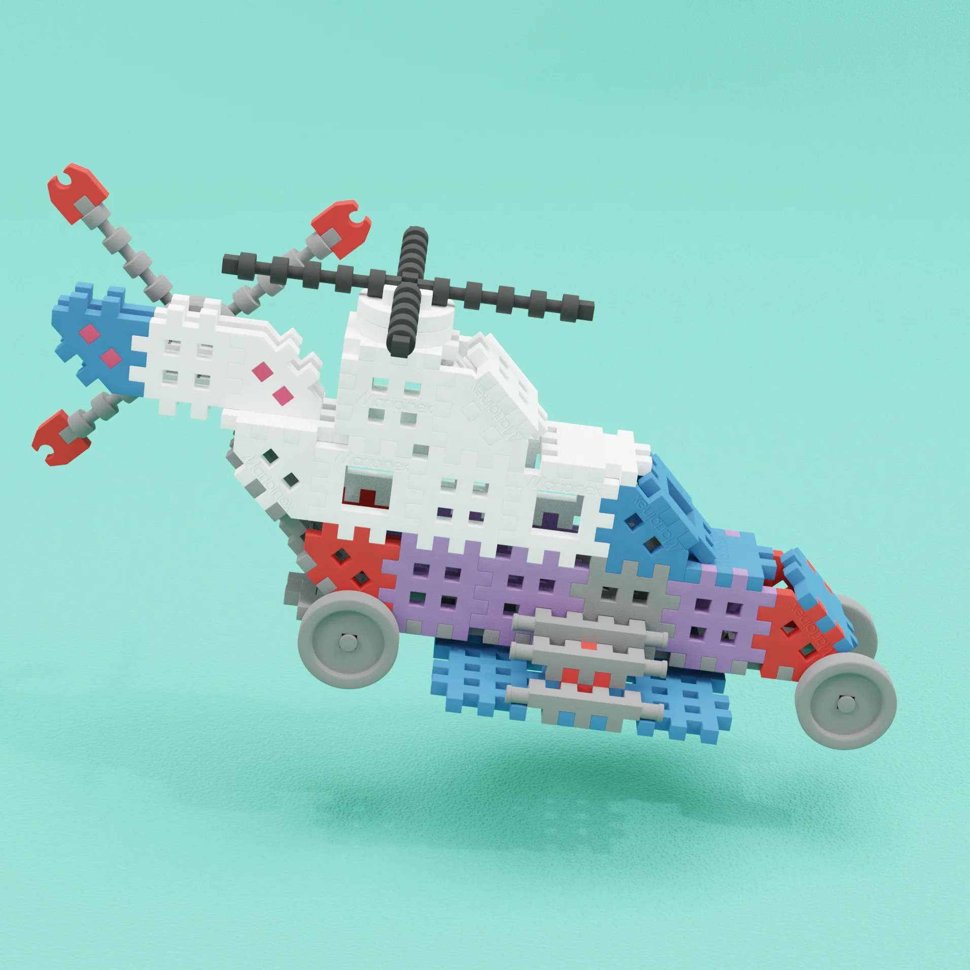 Marioinex Mini Waffle Constructor Expert 301 PCS - Image 12