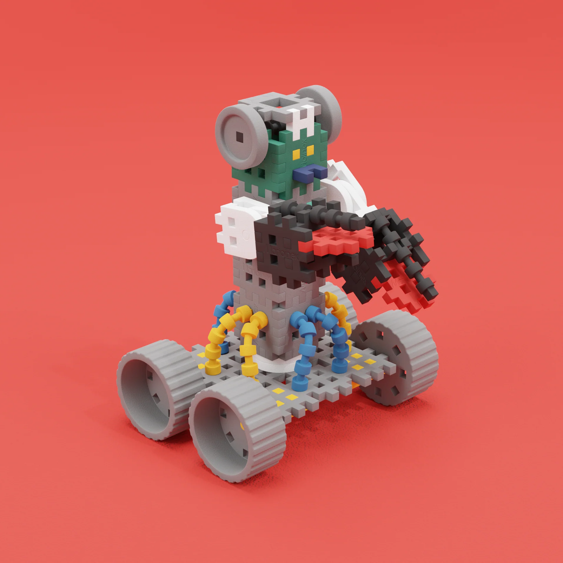 Marioinex Mini Waffle Constructor Expert 301 PCS - Image 20