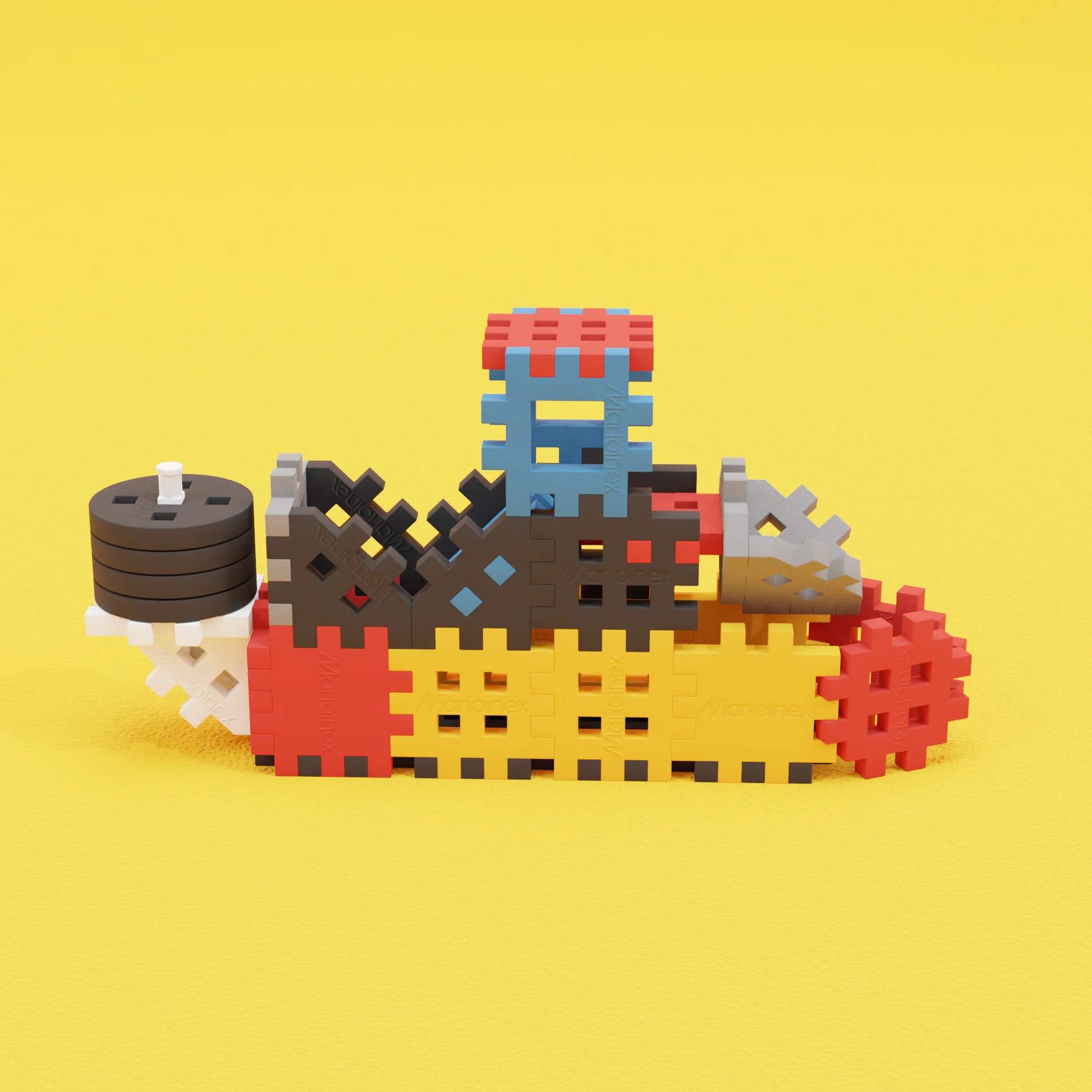 Marioinex Mini Waffle Constructor Expert 301 PCS - Image 6