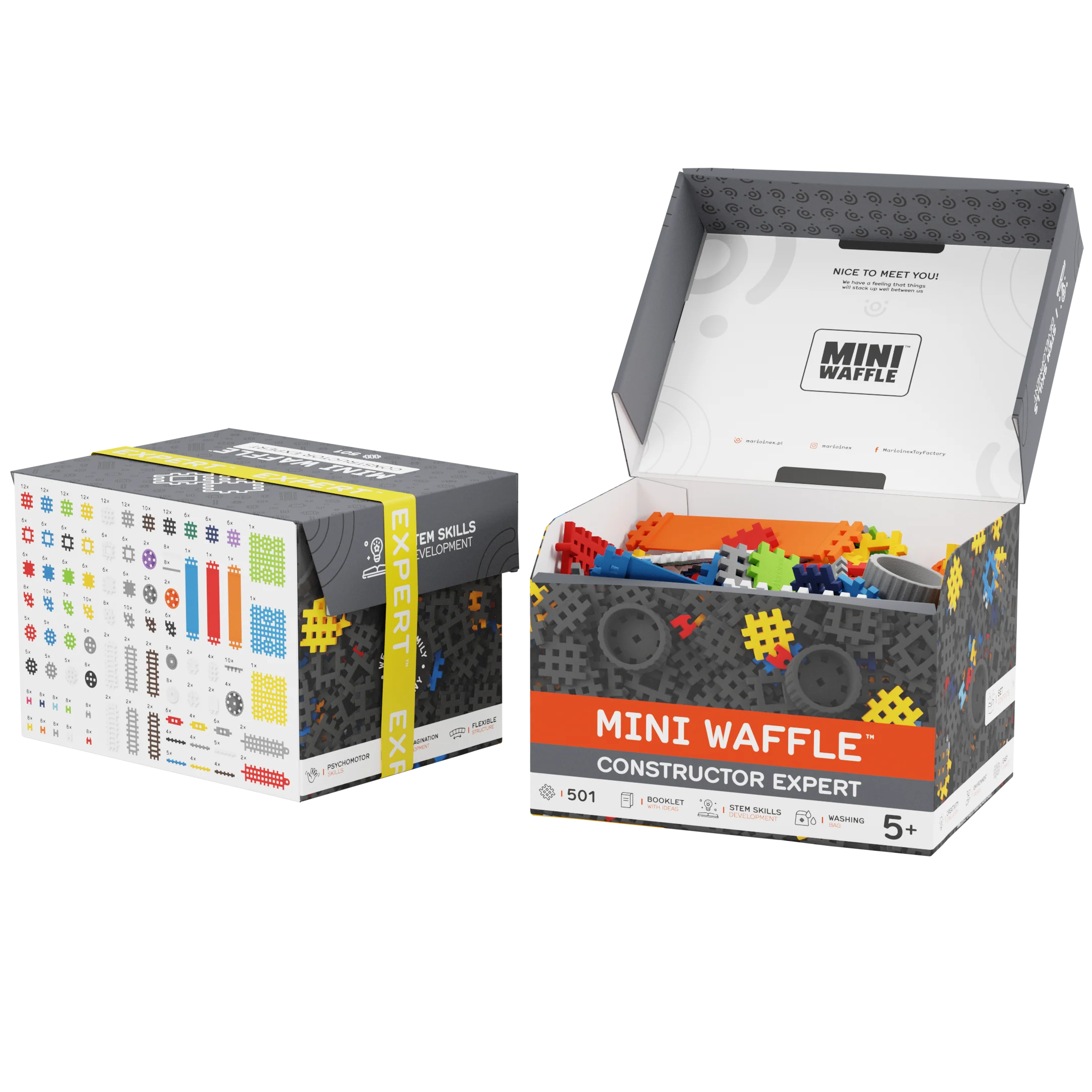 Marioinex Mini Waffle Constructor Expert 501 PCS - Image 4