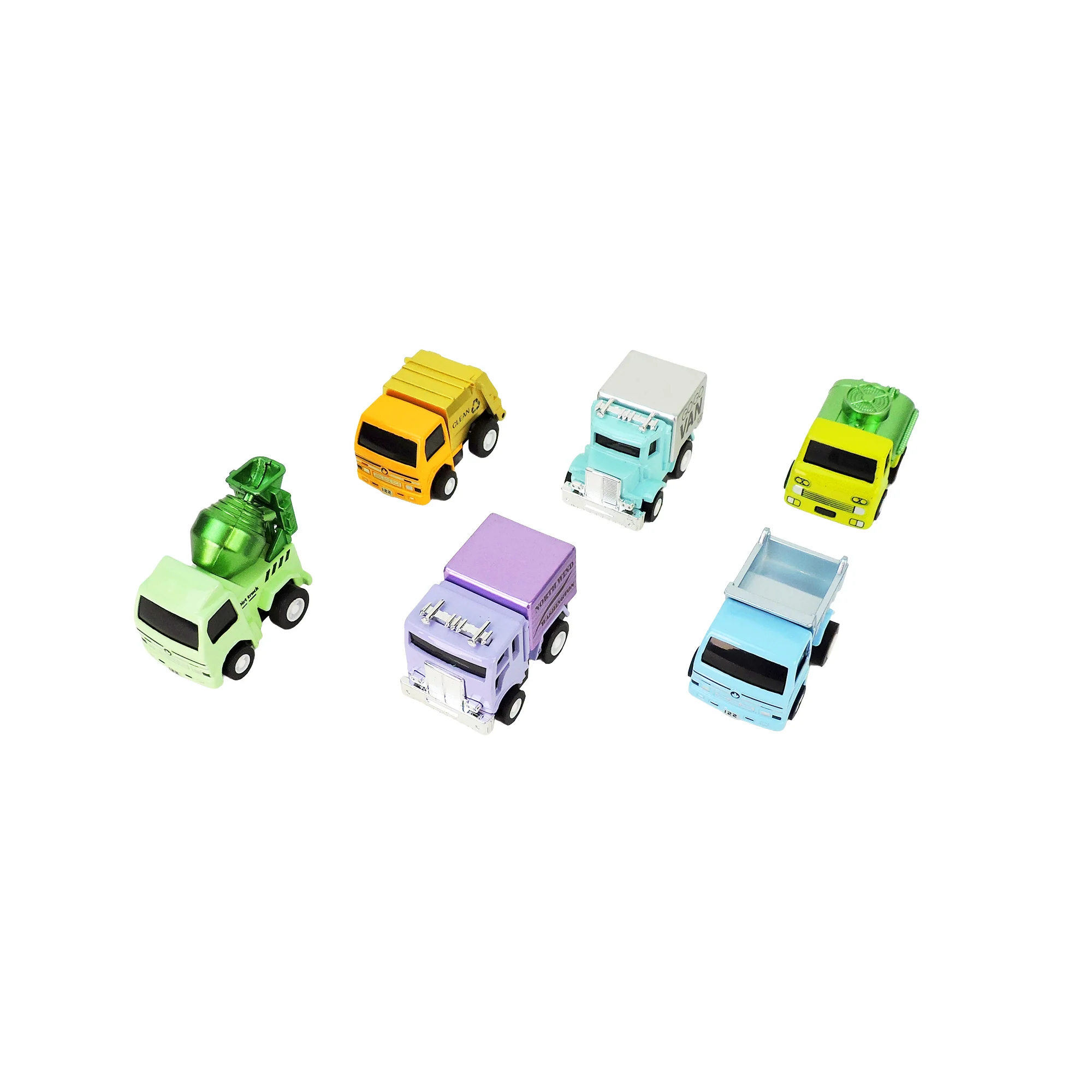 Alloy Alley Med. Diecast P/B Metallic Truck Asst. 24ct - Image 3