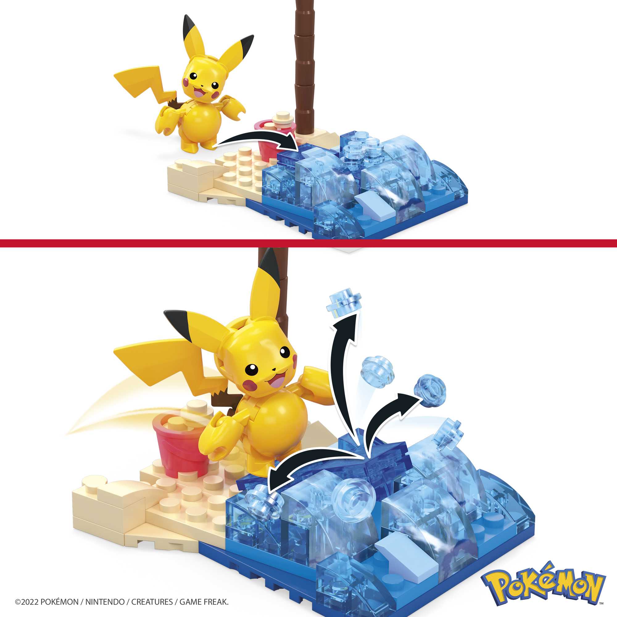 MEGA Pokemon Pikachu's Beach Splash - Image 4