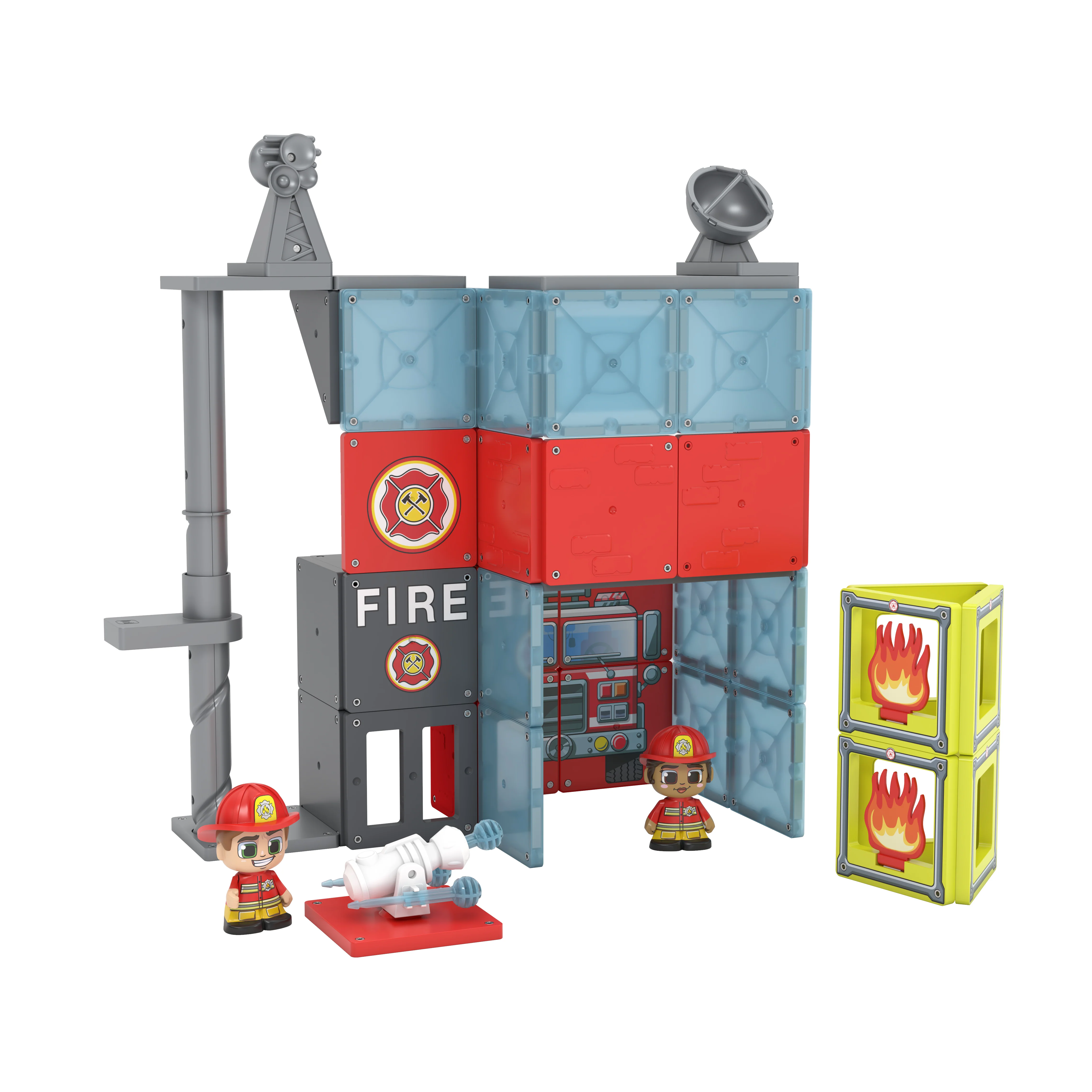 Moose Toys Tile Town Fire Station Tile Set - Image 5