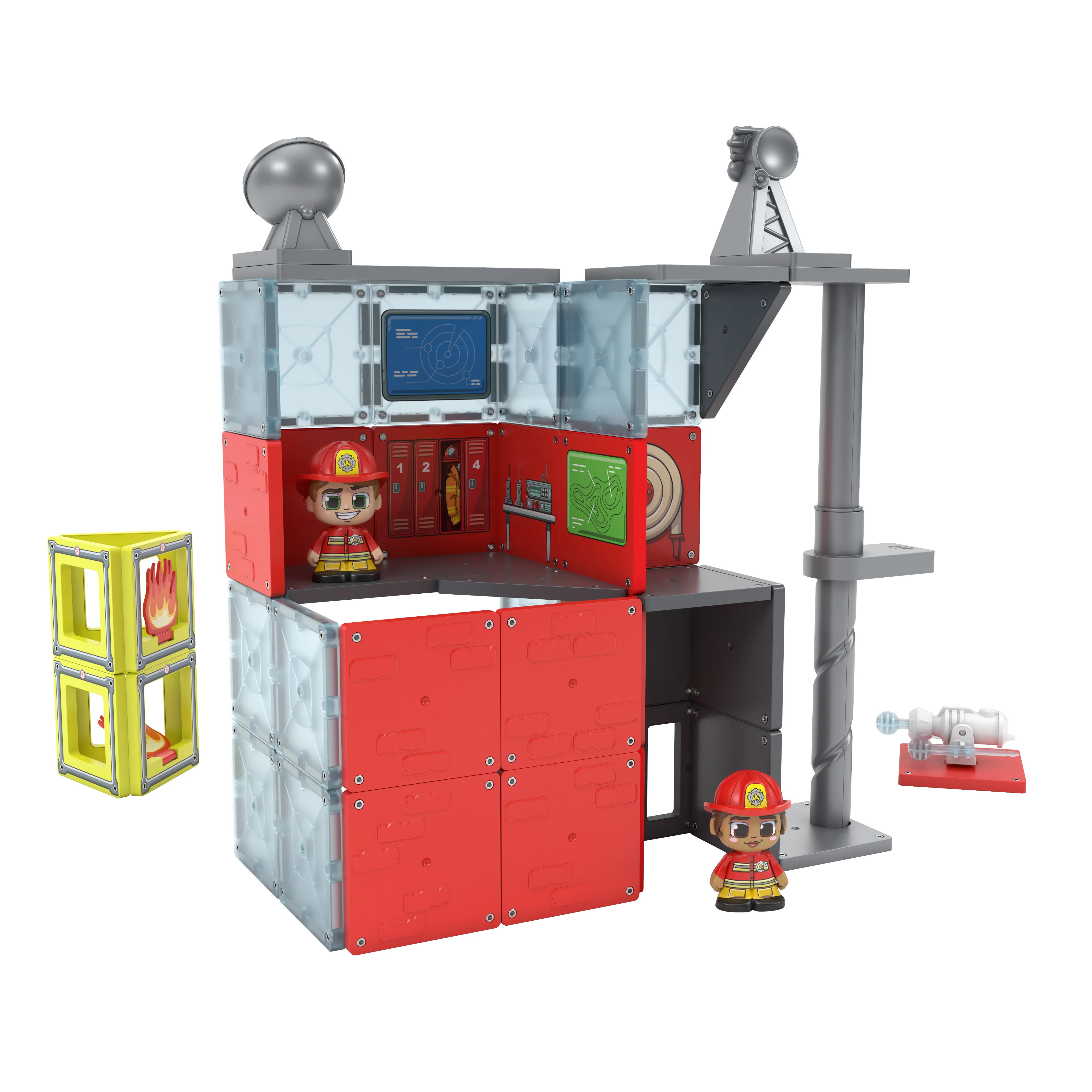 Moose Toys Tile Town Fire Station Tile Set - Image 6