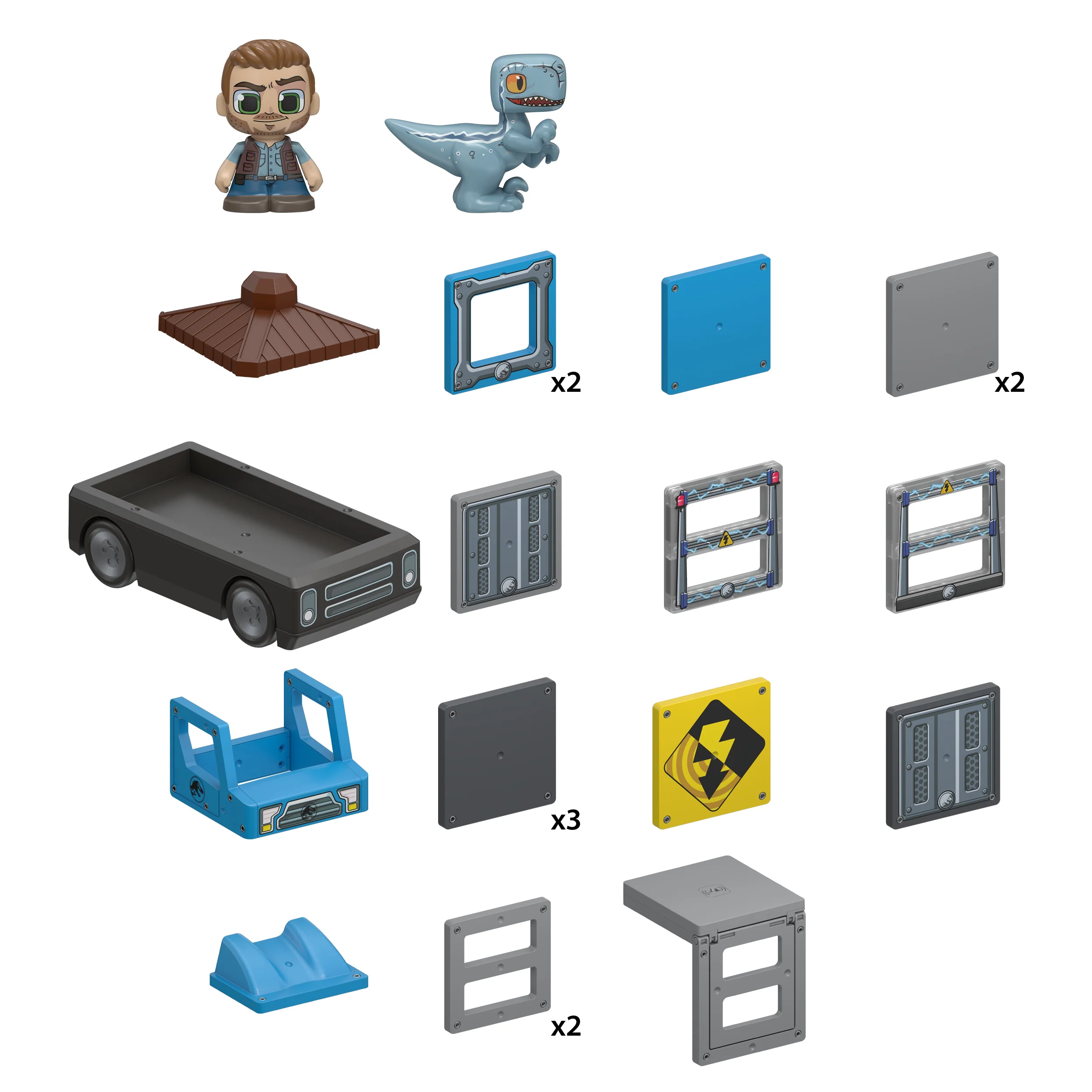 Tile Town Jurassic World Dino Scape Set (4) - Image 4