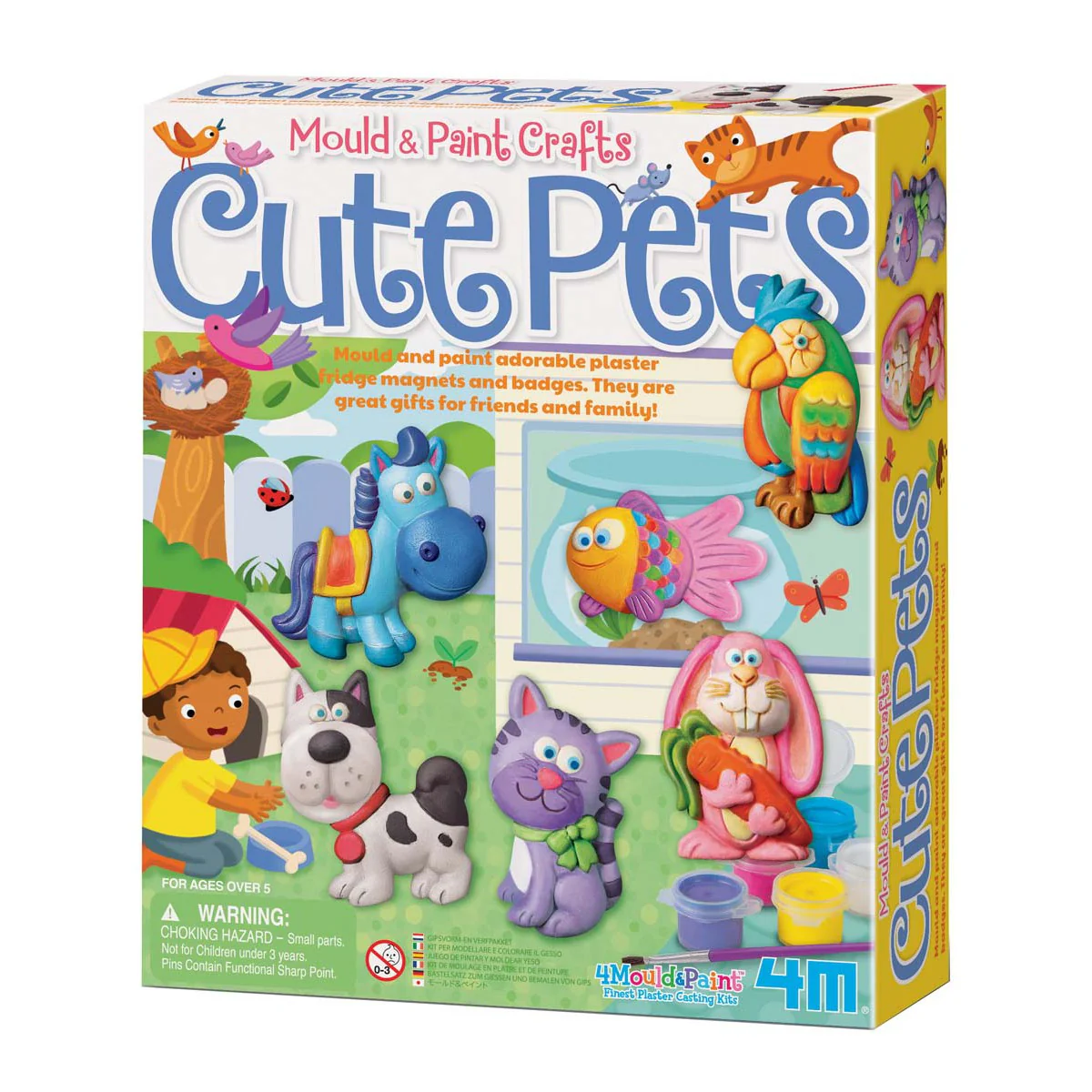 4M-Craft Mould & Paint Cute Pets