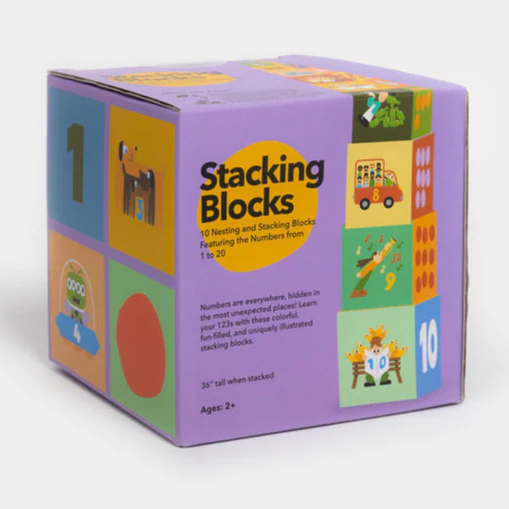 Nolja Number Stacking & Nesting Blocks - Image 4