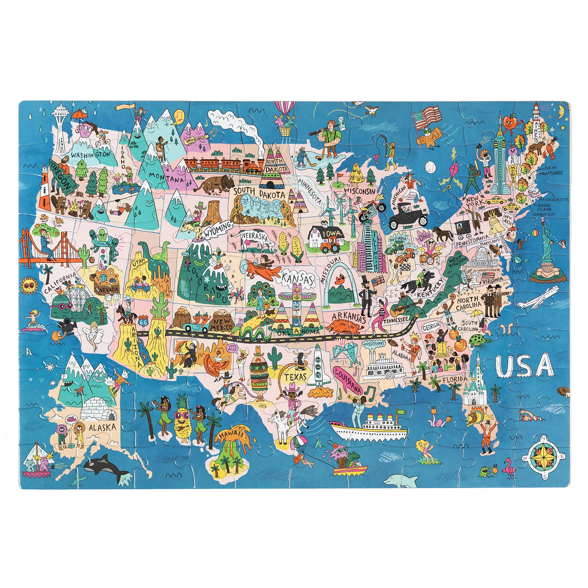 Nolja See the USA 100pc Jigsaw Puzzle - Image 5