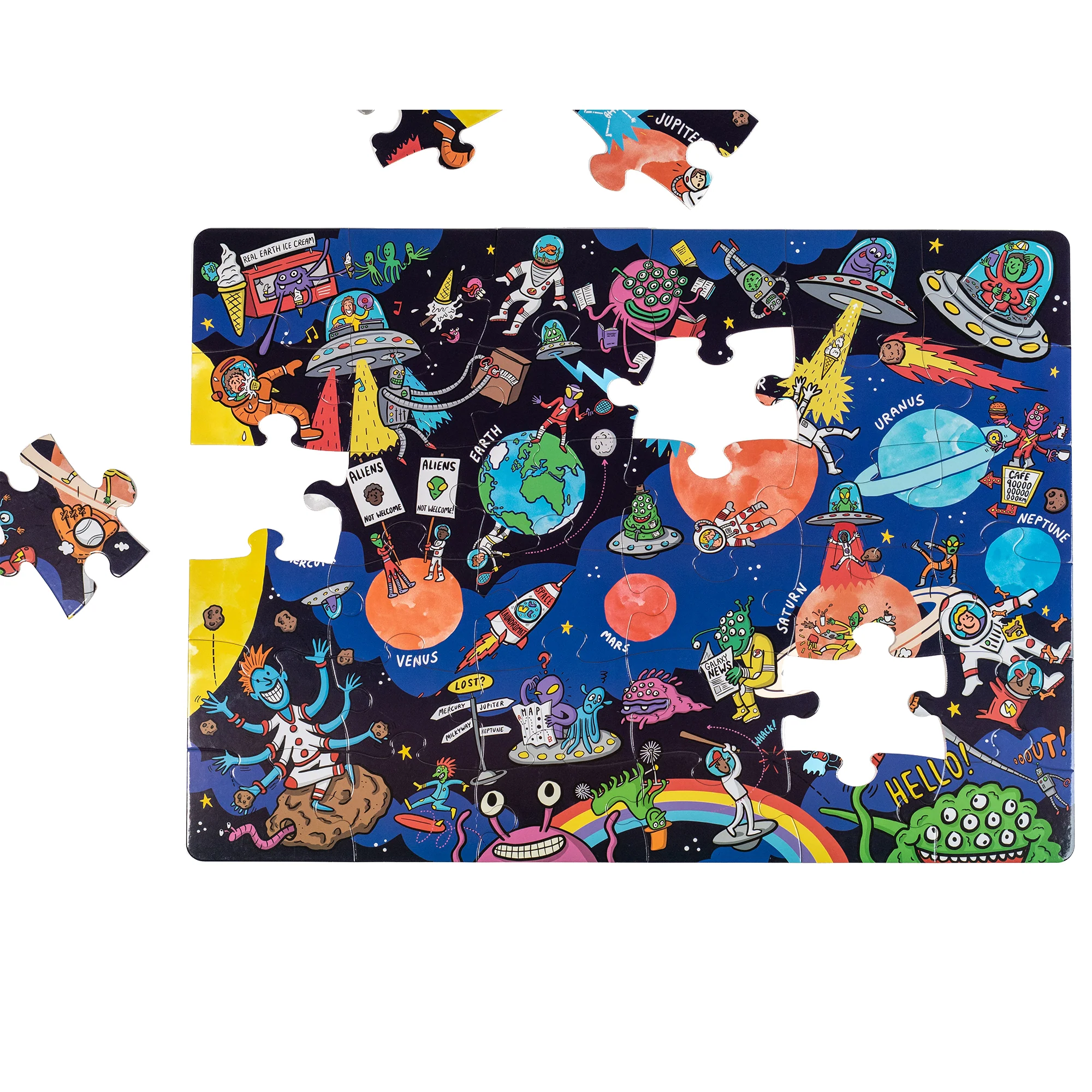Nolja Space 36pc Jigsaw Puzzle - Image 7