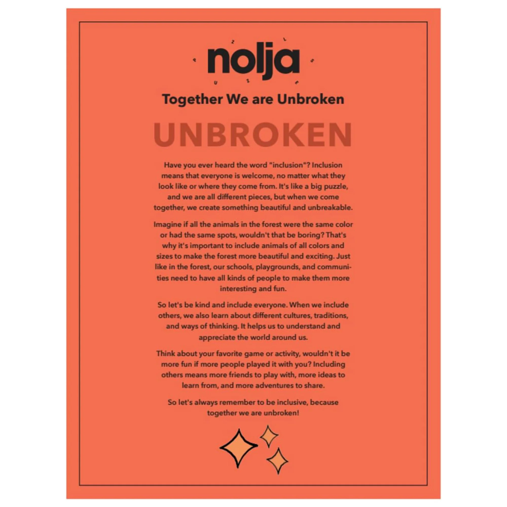 Nolja Unbroken 64pc Jigsaw Puzzle - Image 6