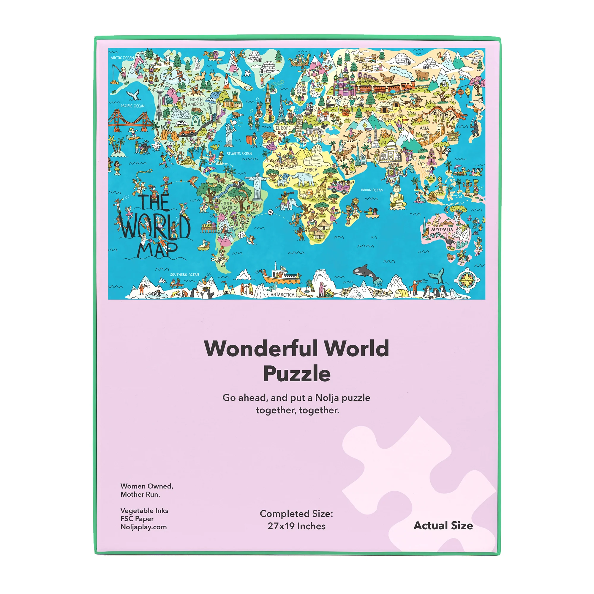 Nolja Wonderful World 100pc Jigsaw Puzzle - Image 4