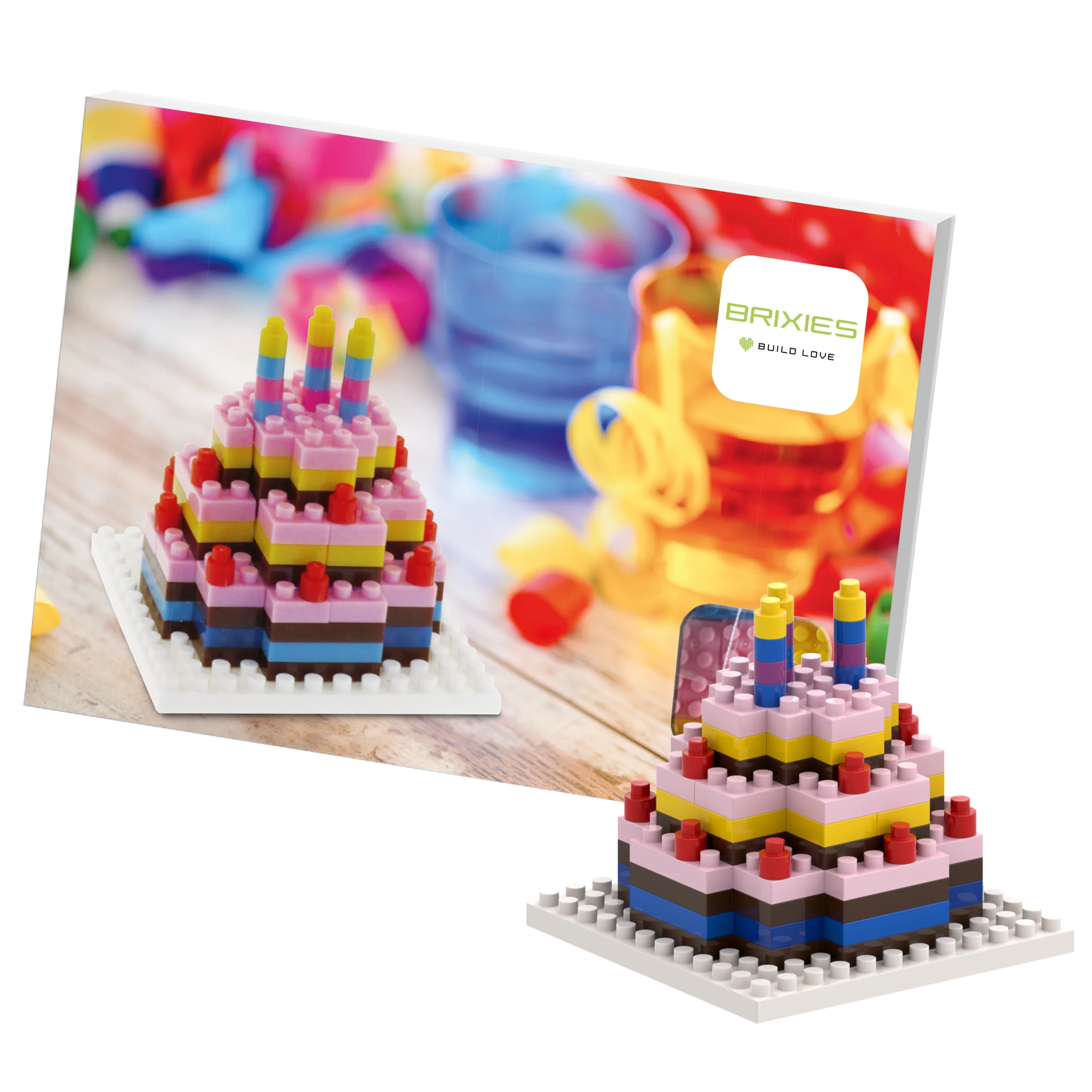 Postcard Birthday Cake