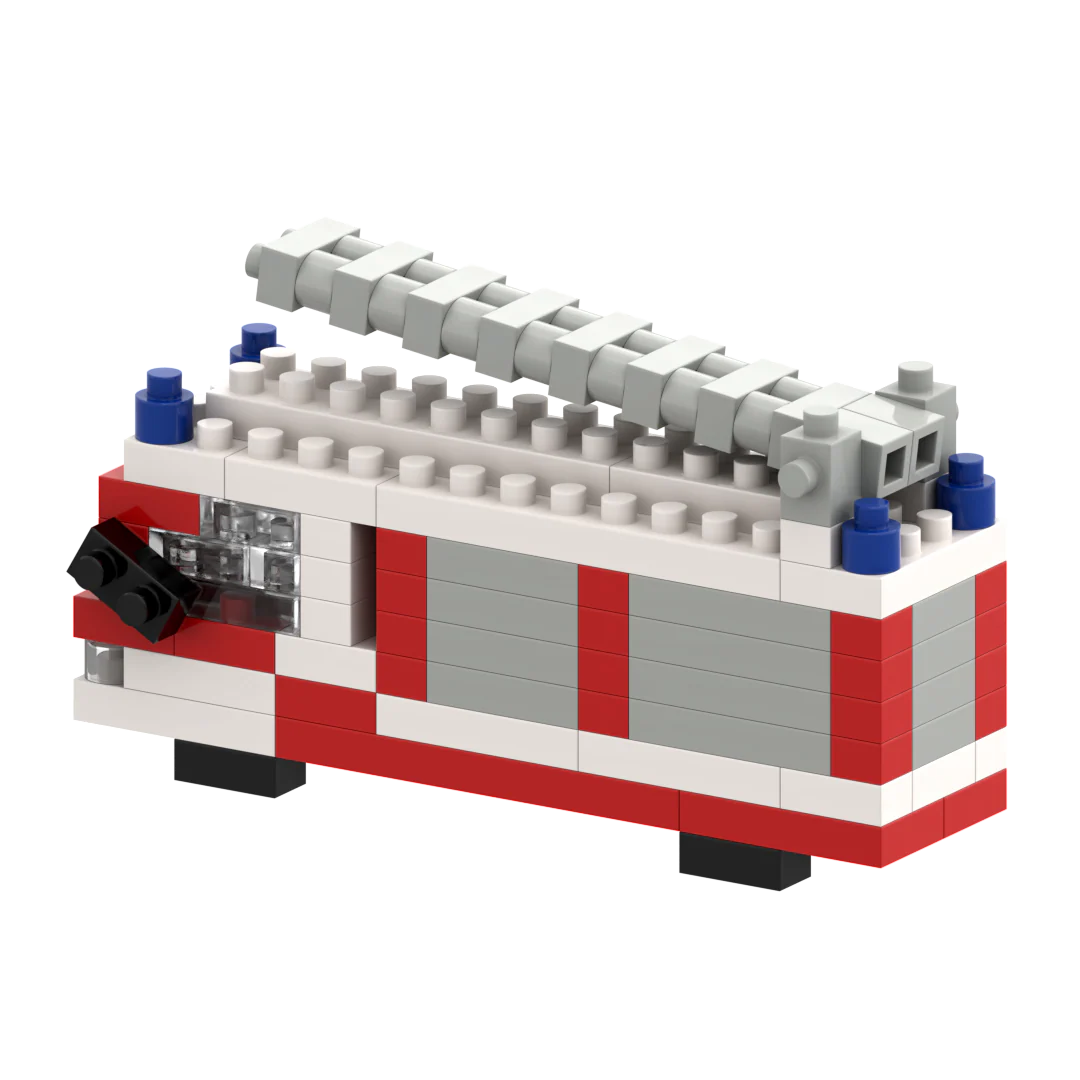 Postcard Fire Truck - Image 2