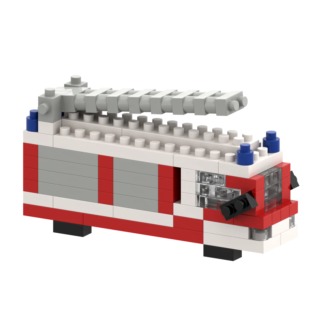 Postcard Fire Truck - Image 4