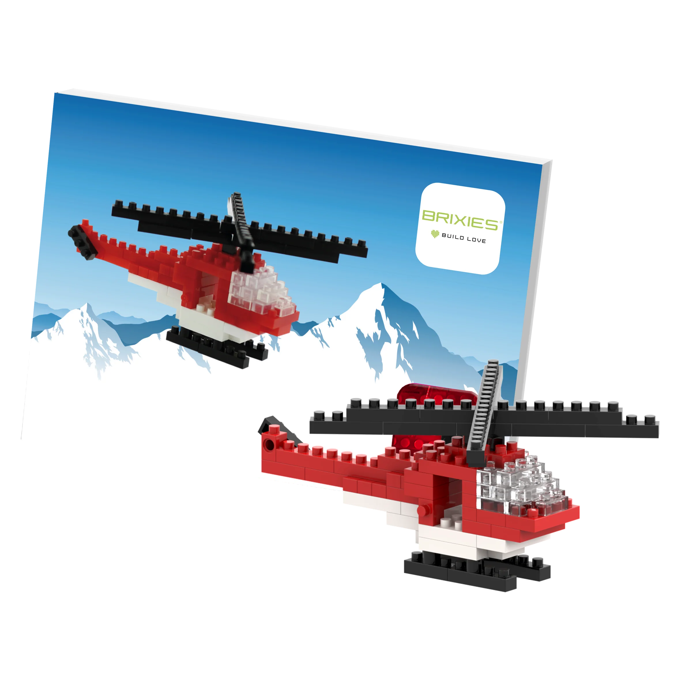 Postcard Helicopter