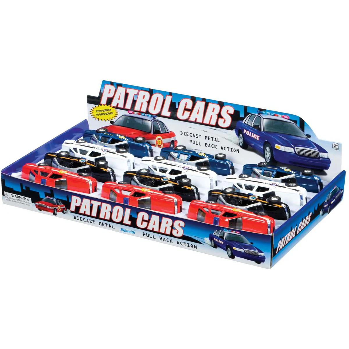 Rollin' Pull Back Patrol Cars