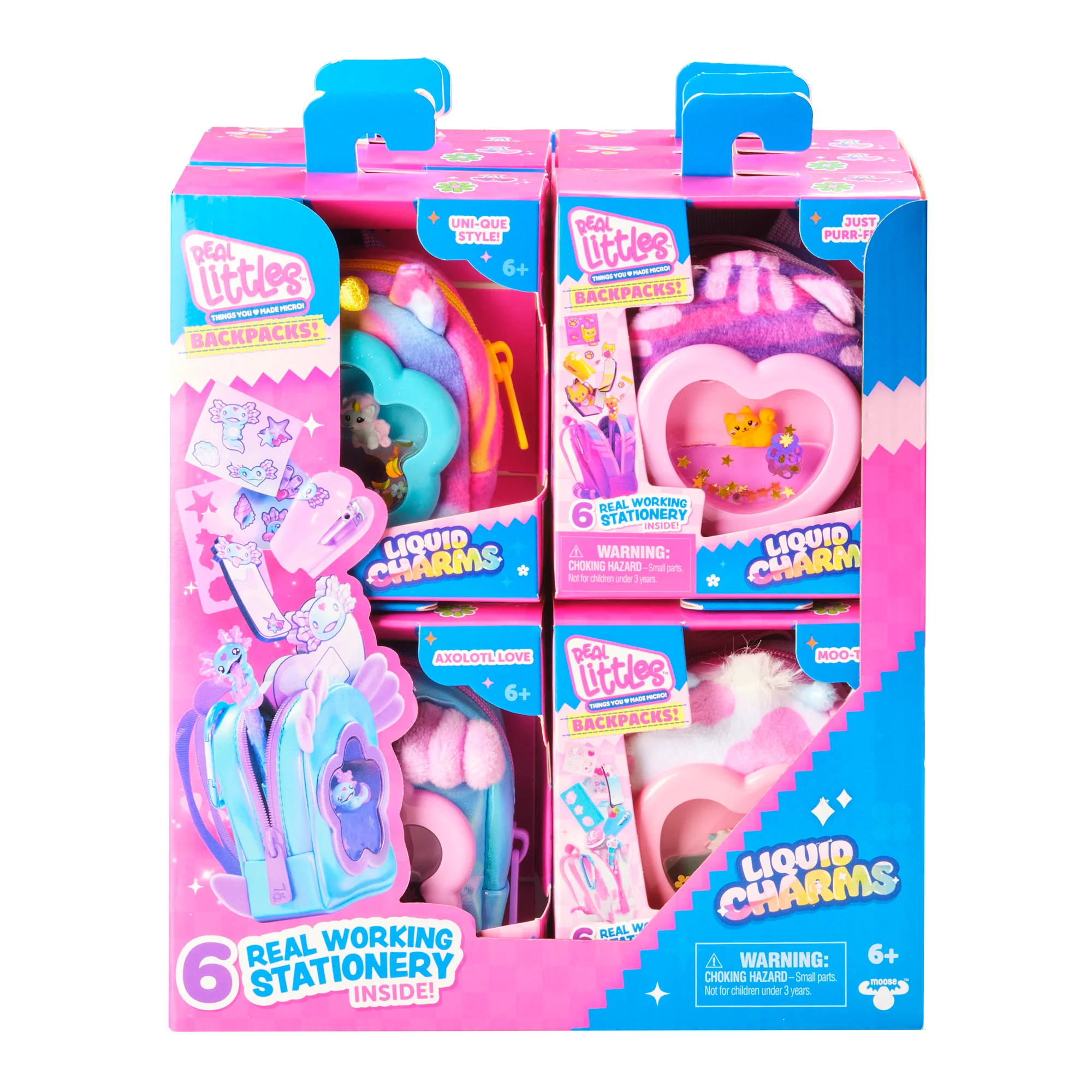 Real Littles Liquid Charms Backpacks