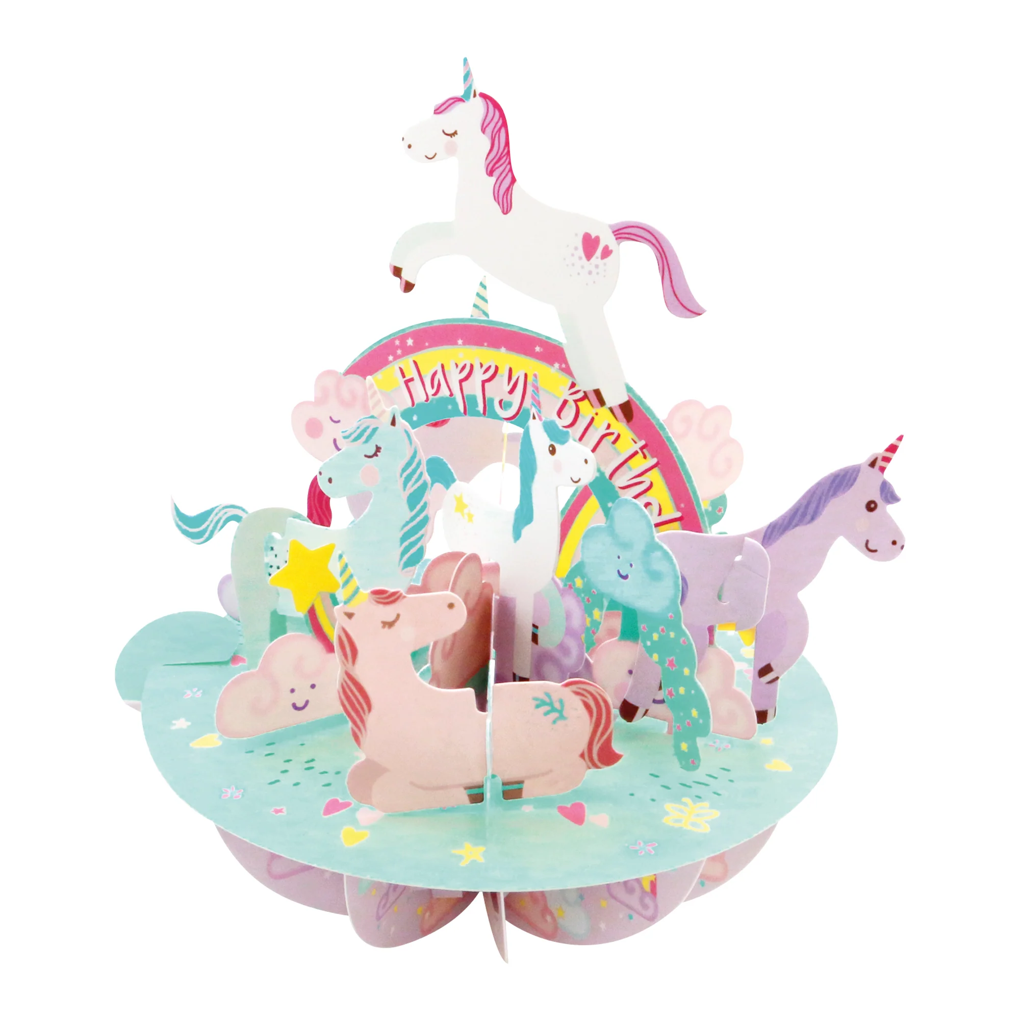 Santoro Pirouette Card: Birthday Unicorn - Image 2