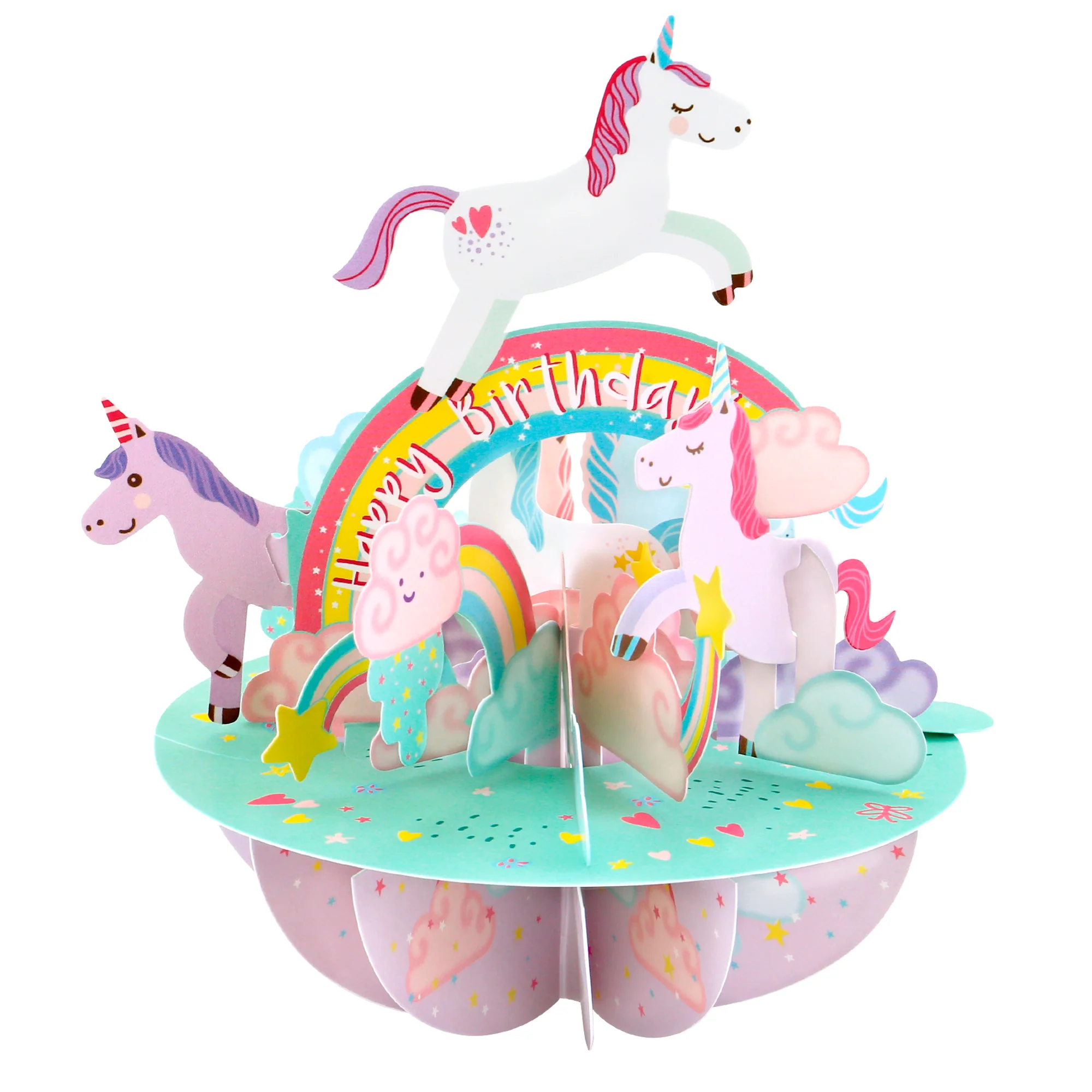 Santoro Pirouette Card: Birthday Unicorn - Image 3