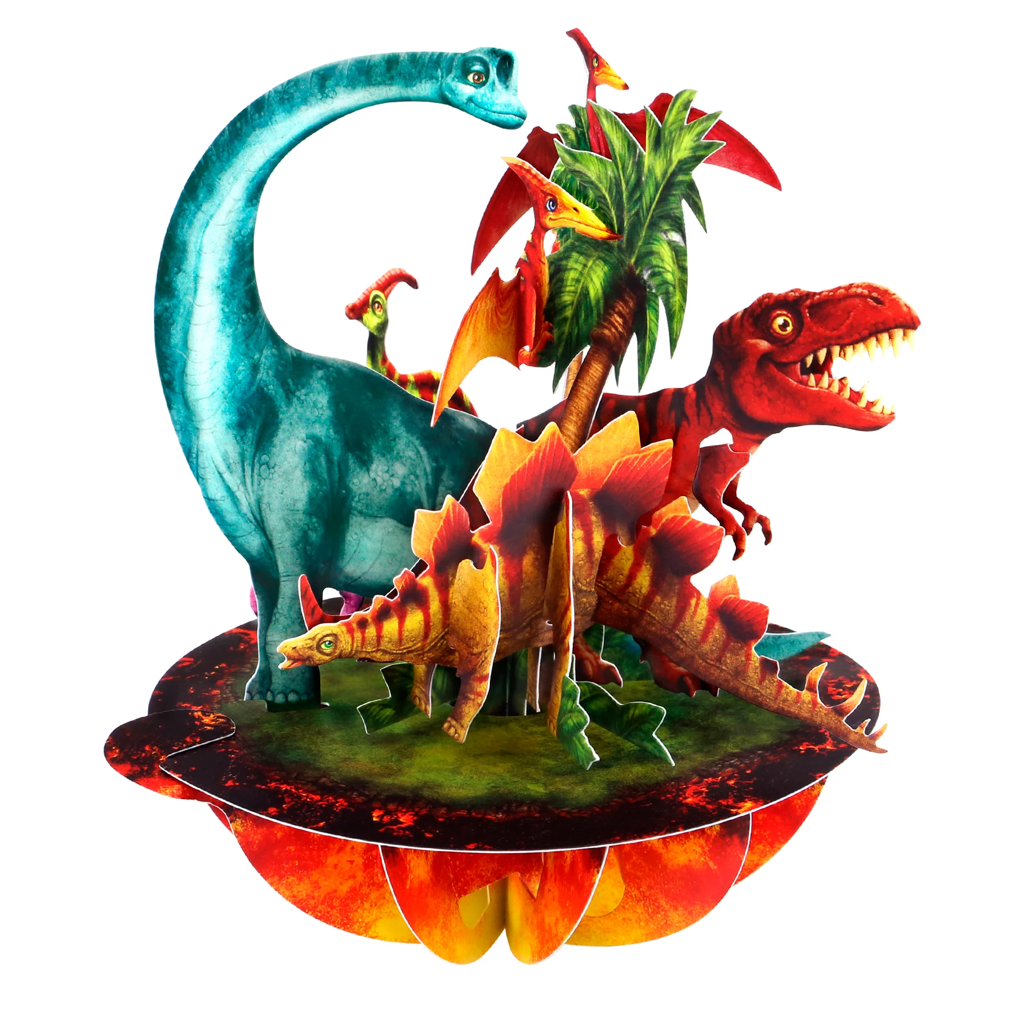 Santoro Pirouette Card: Jurassic Dinosaurs - Image 2
