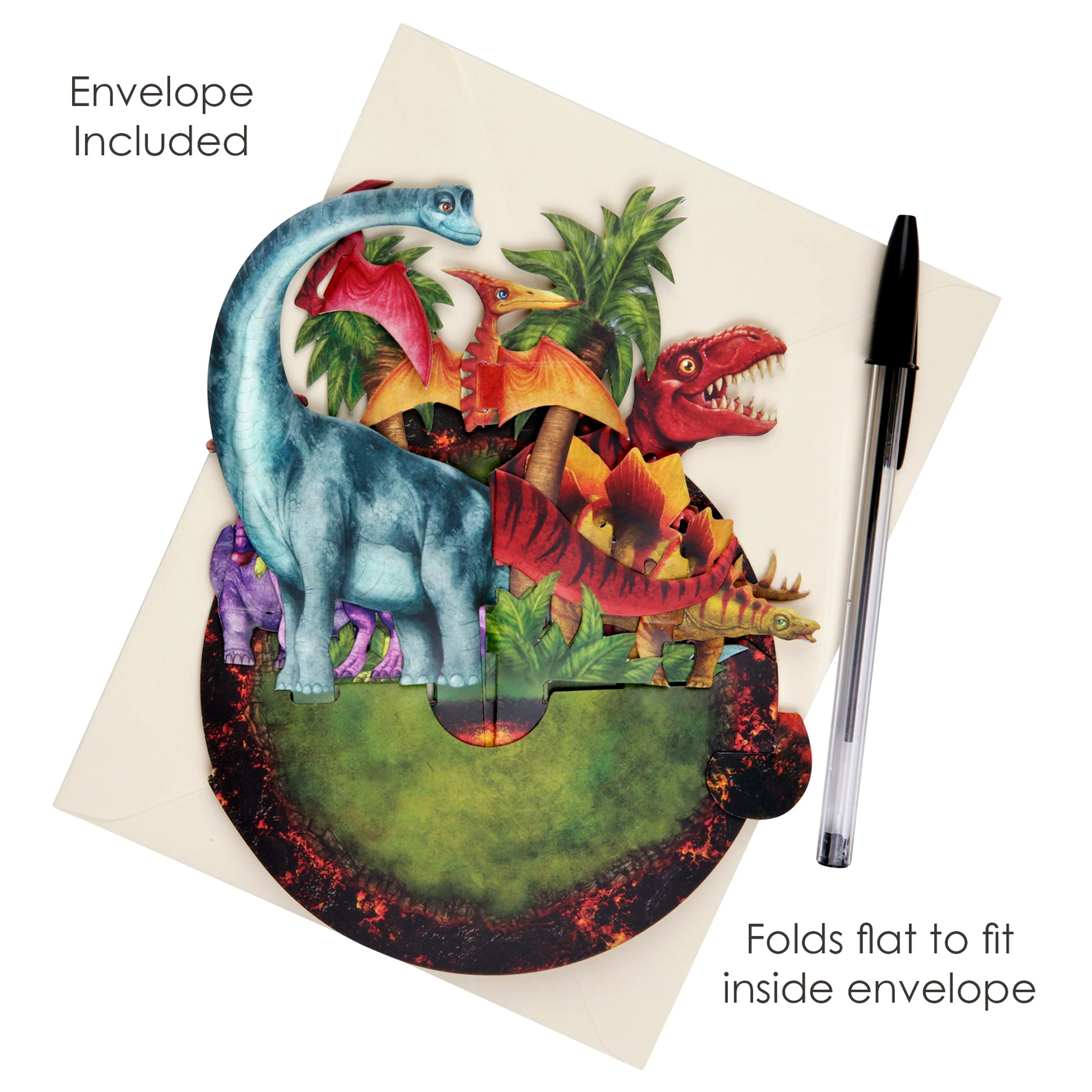 Santoro Pirouette Card: Jurassic Dinosaurs - Image 4