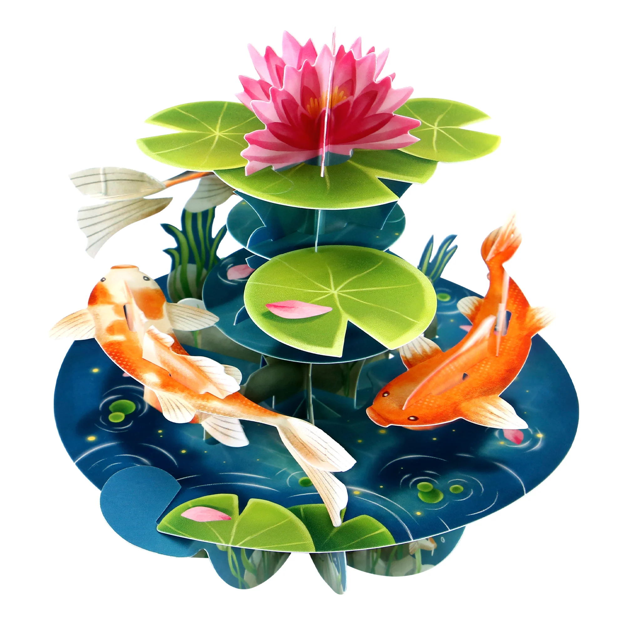 Santoro Pirouette Card: Koi Carp - Image 3