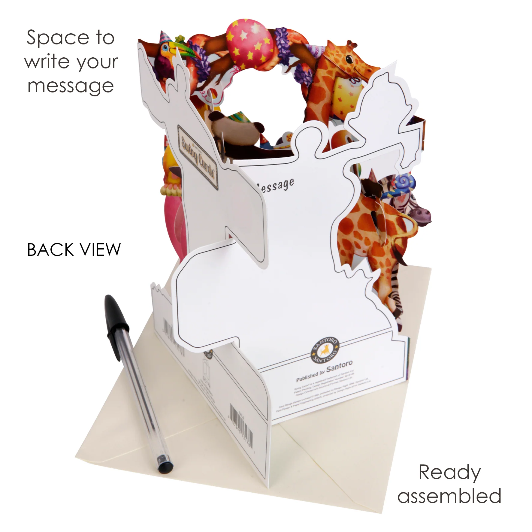 Santoro Swing Card: Animal Party - Image 5