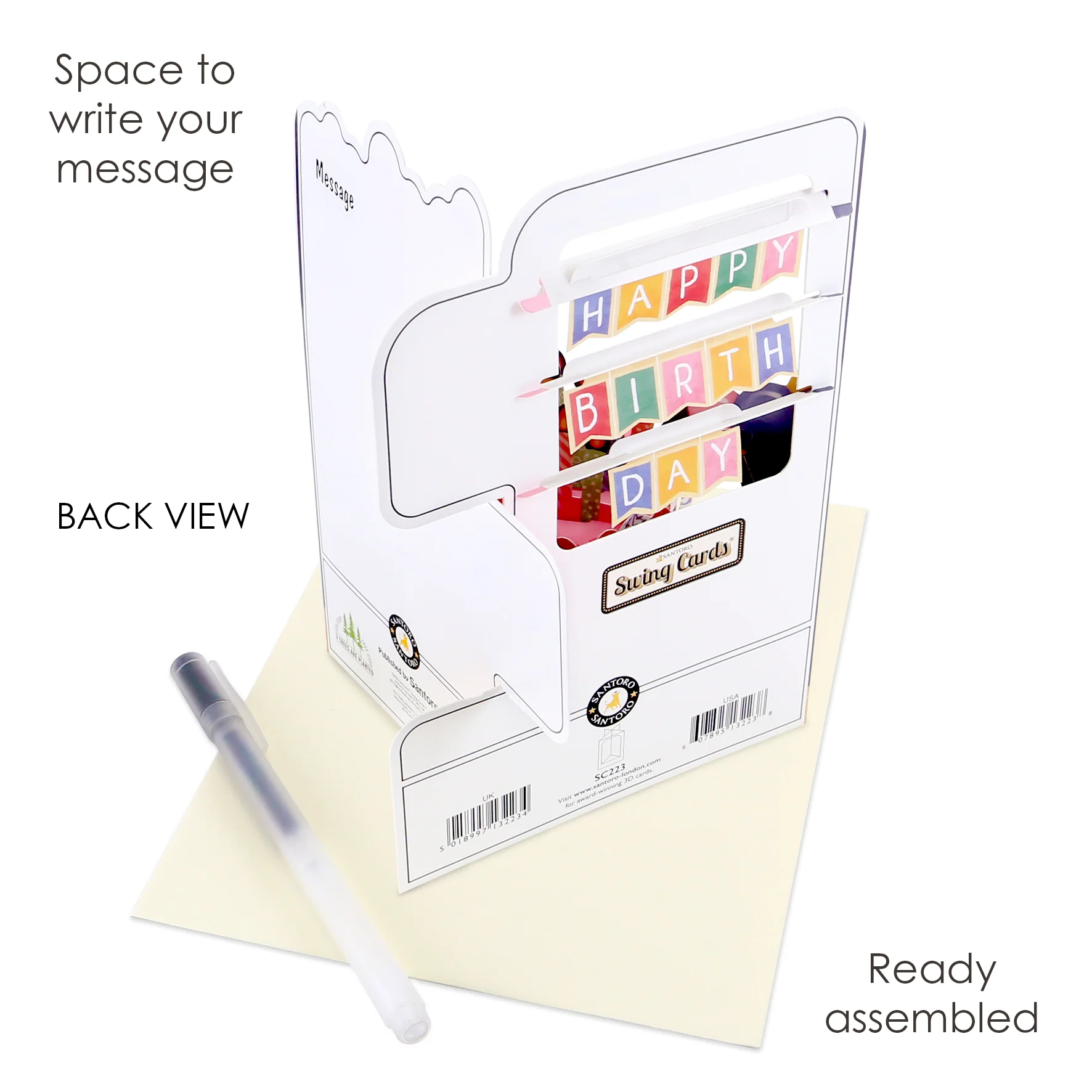Santoro Swing Card: Birthday Celebrations - Image 5