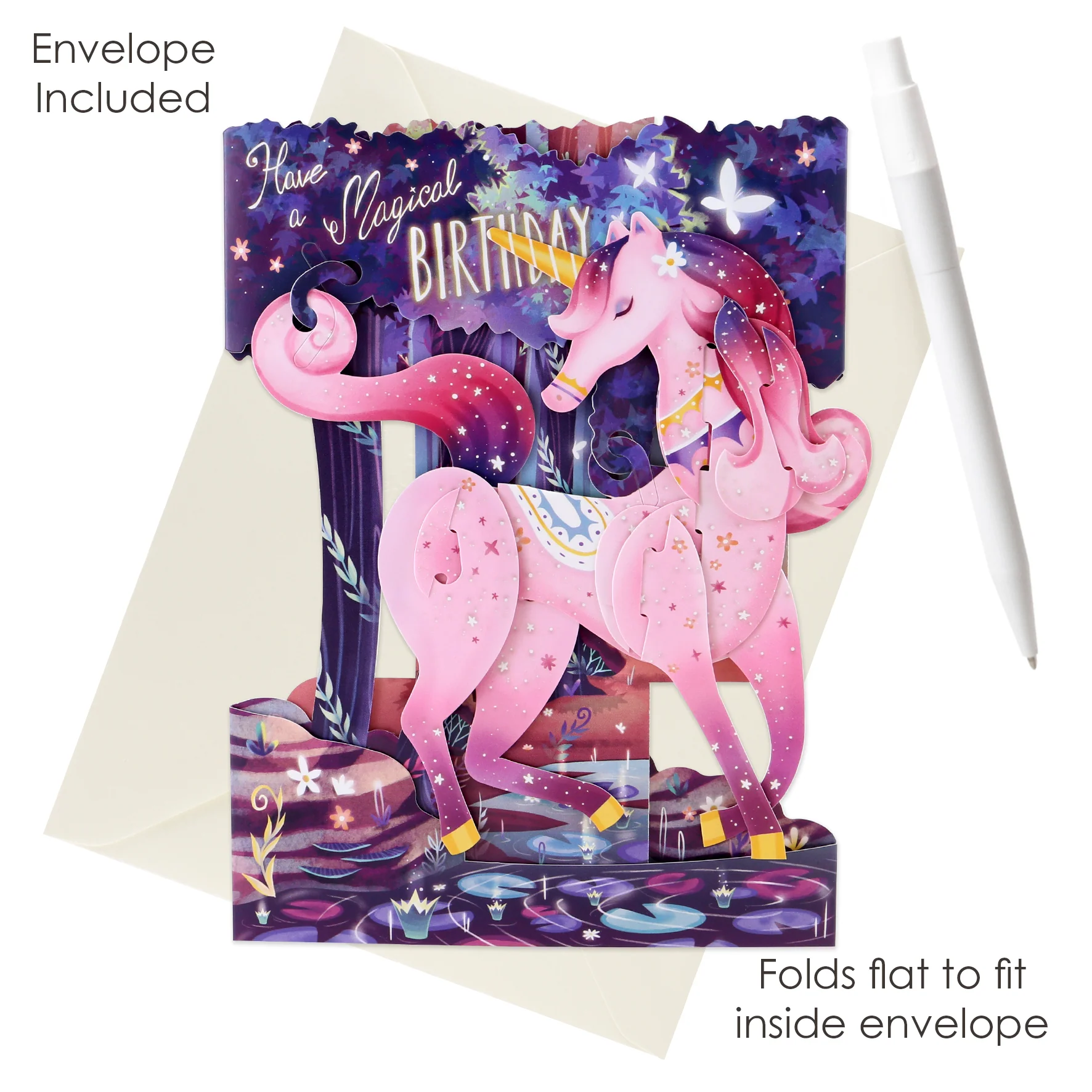 Santoro Swing Card: Magical Birthday Unicorn - Image 4