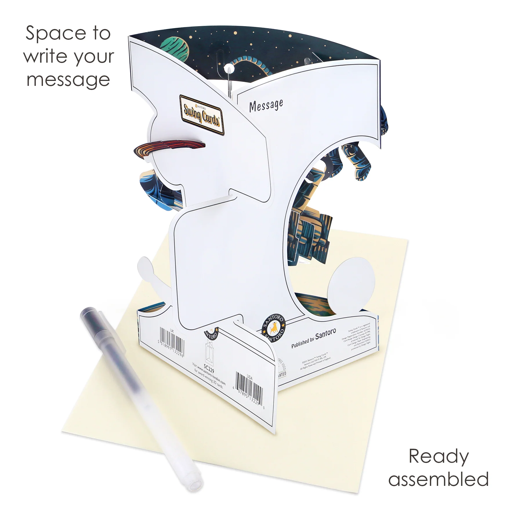Santoro Swing Card: Space Shuttle - Image 4