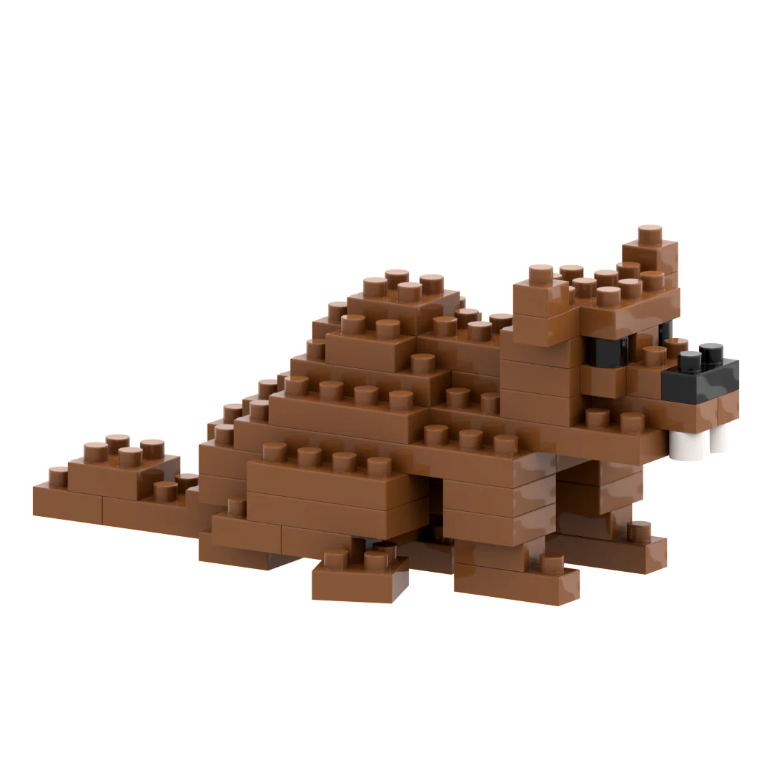 Small Zip Bag Beaver