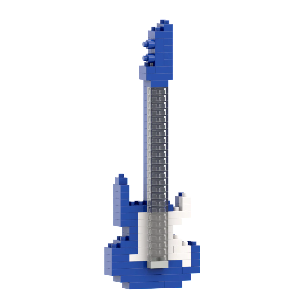 Small Zip Bag E Guitar Blue