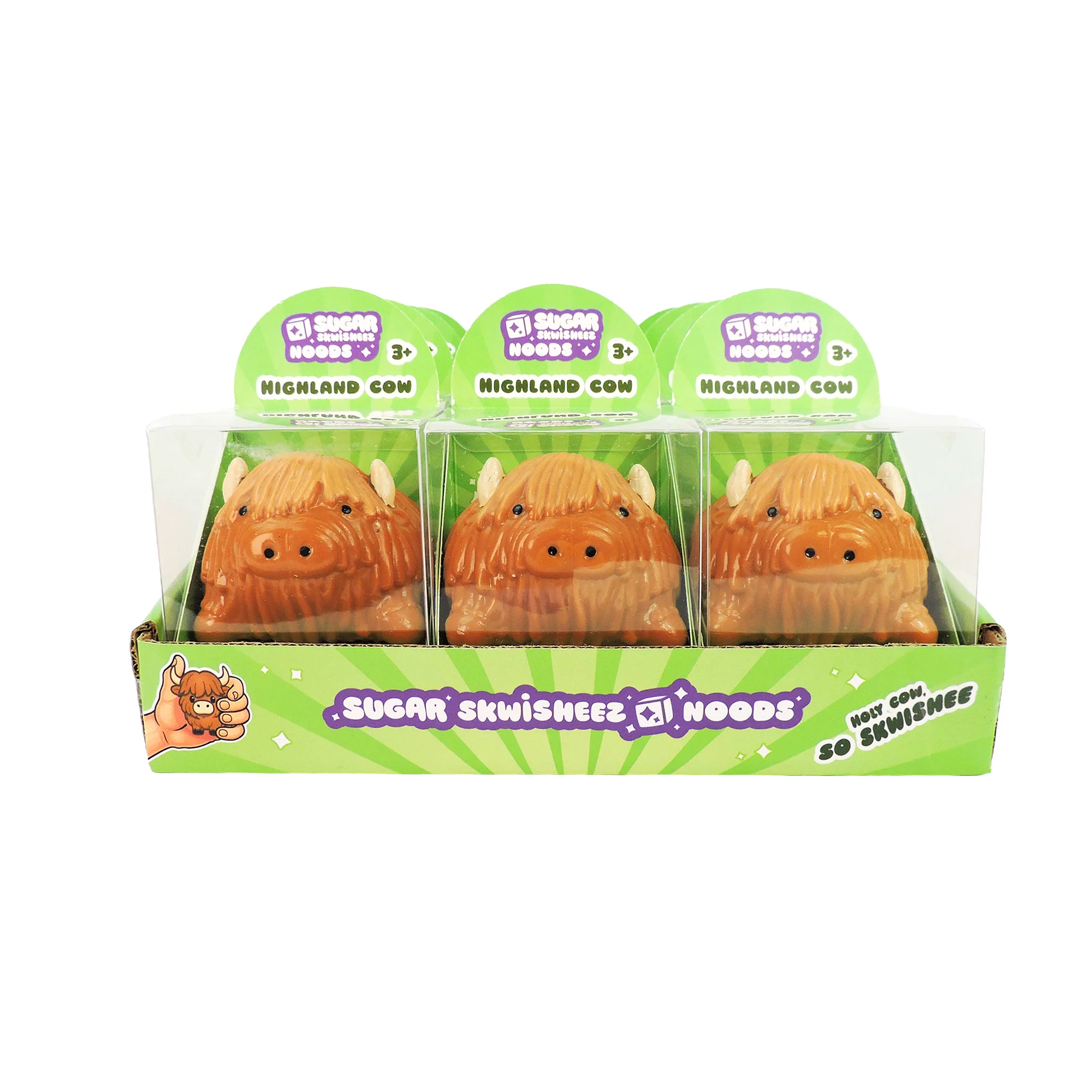 Sugar Skwisheez Noods - Highland Cow