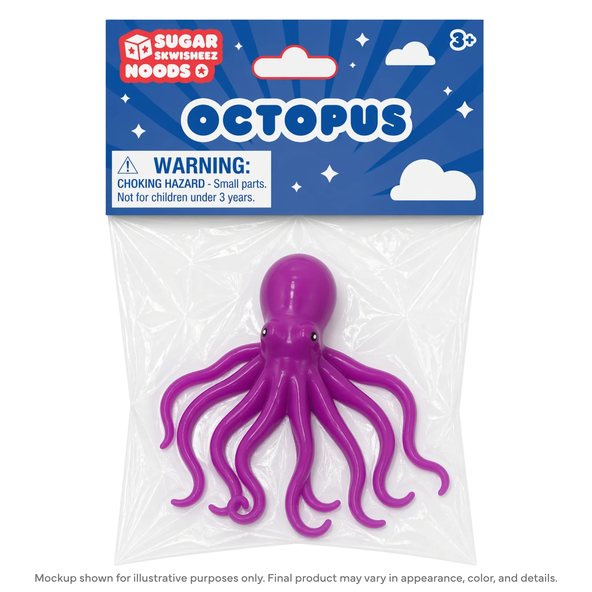 Sugar Skwisheez Noods Octopus - Image 2