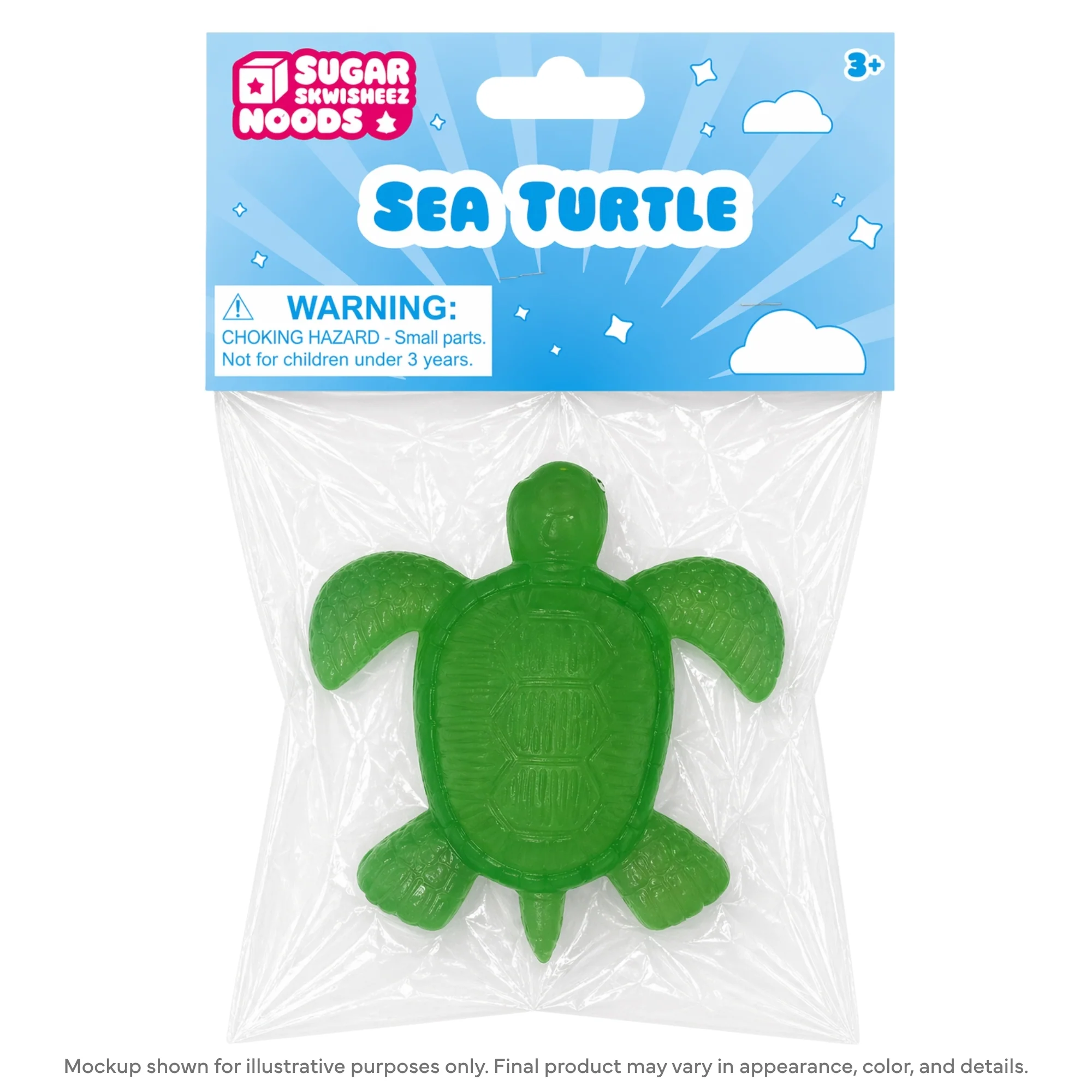 Sugar Skwisheez Noods Sea Turtle - Image 2