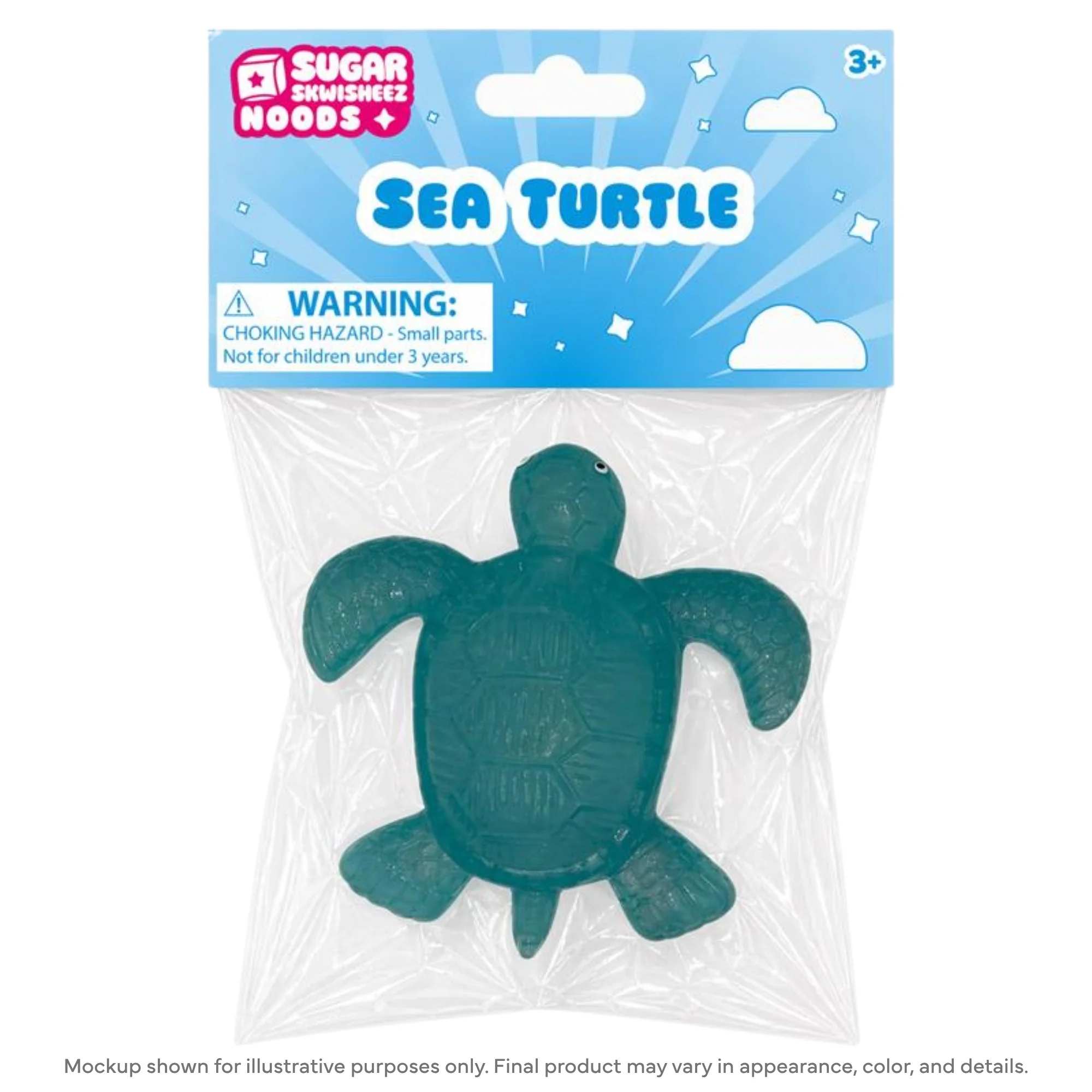 Sugar Skwisheez Noods Sea Turtle - Image 3