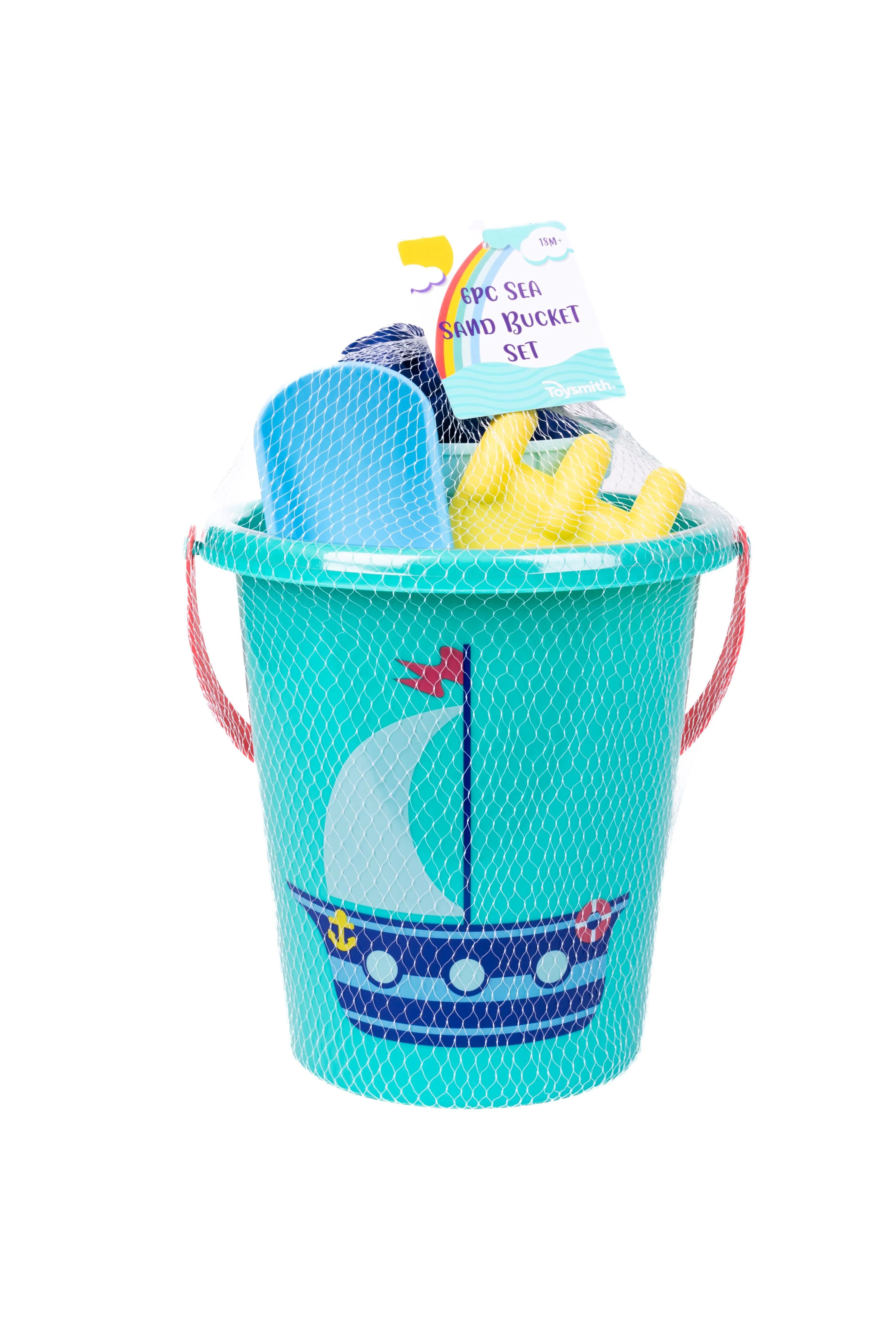 Toysmith 6pc Set Ship Sand Bucket Set - Image 2