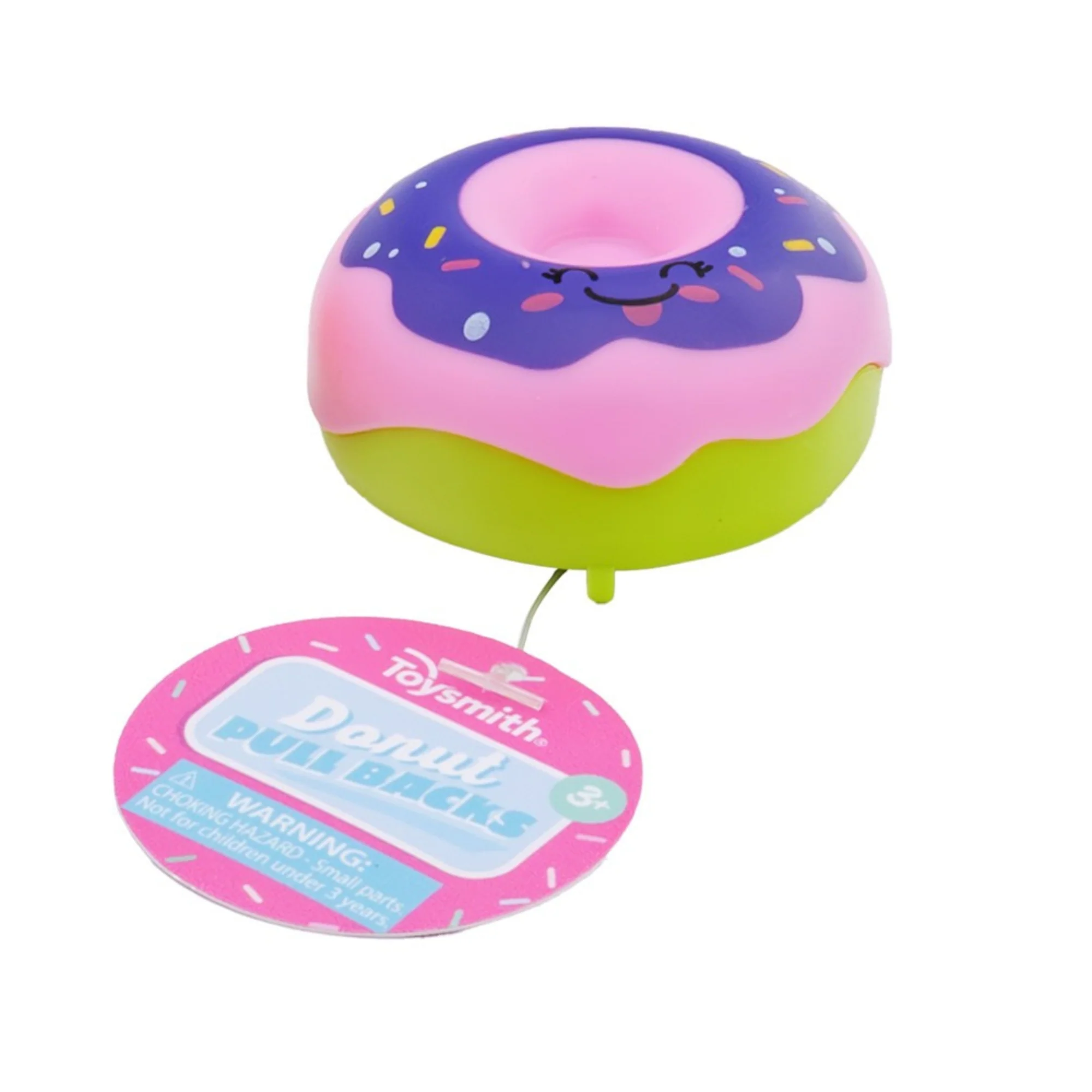 Toysmith Colorful Donut Pull-Back - Image 2