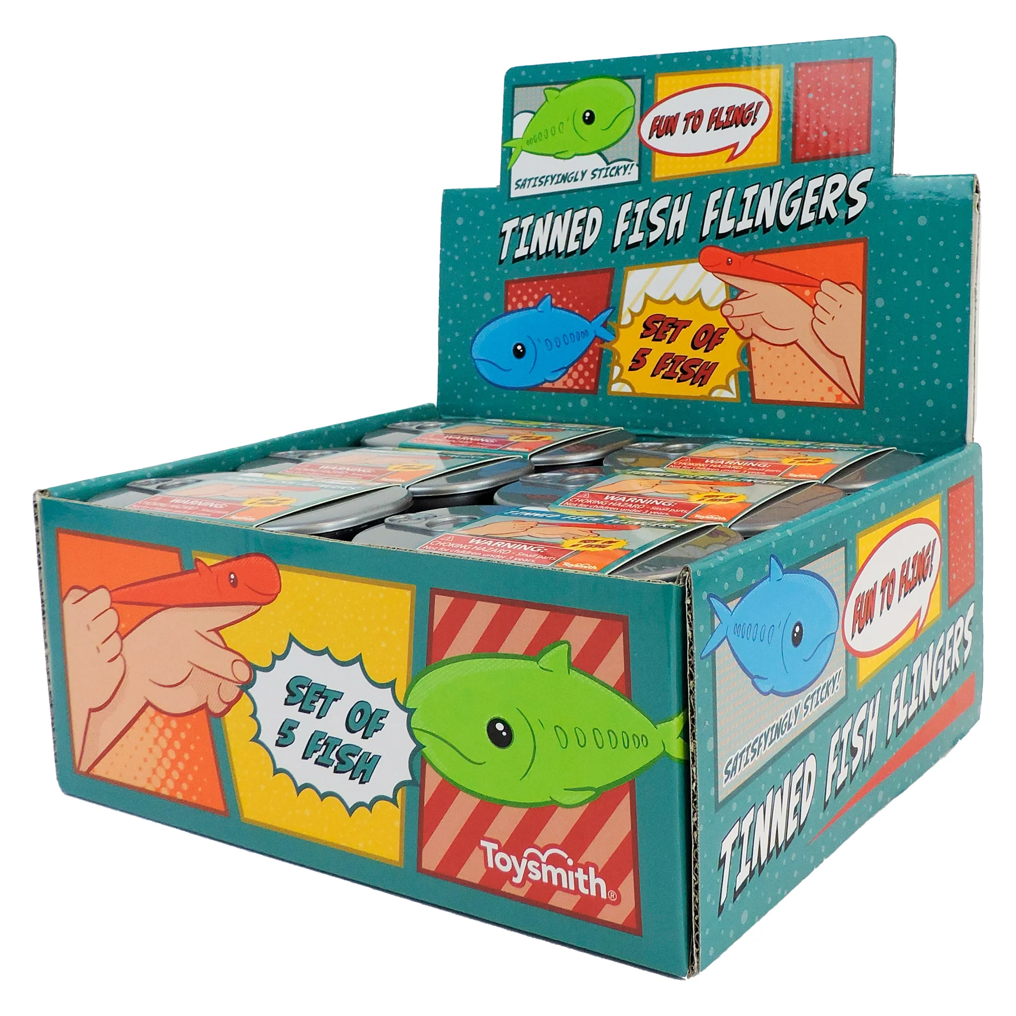 Toysmith Tinned Fish Flingers - Image 2